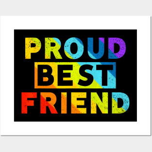 Proud Friend Lgbt Gay Pride Rainbow Friends Posters and Art